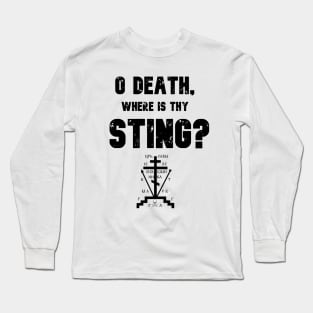 O Death Where is Thy Sting Orthodox Quote Long Sleeve T-Shirt